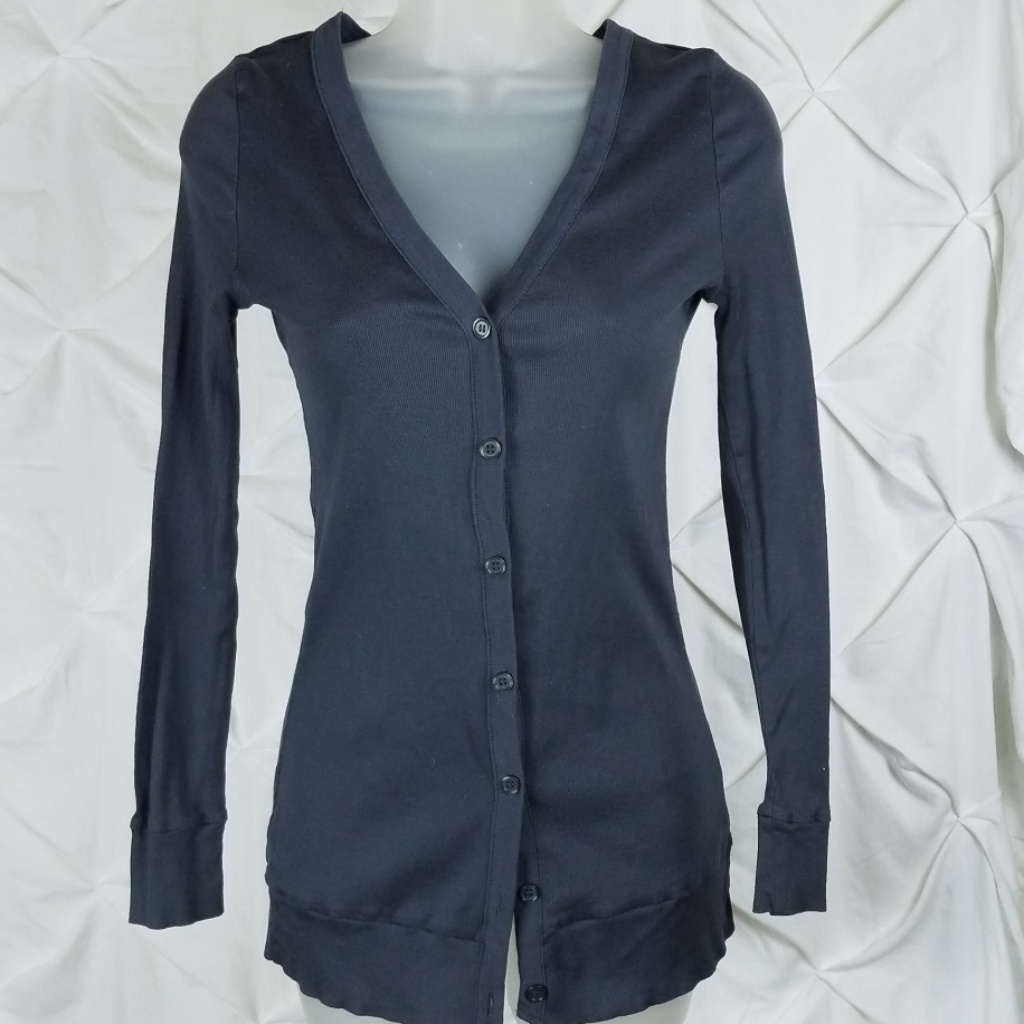 V Neck Button Down